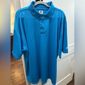 Russell Athletic Blue Polo Shirt
